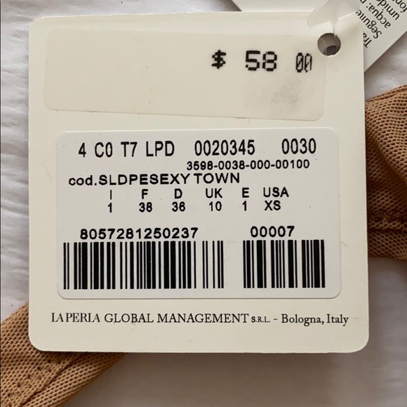 NWT La Perla Sexytown Thong sz 1/ XS /4-6 … - Picture 8 of 9